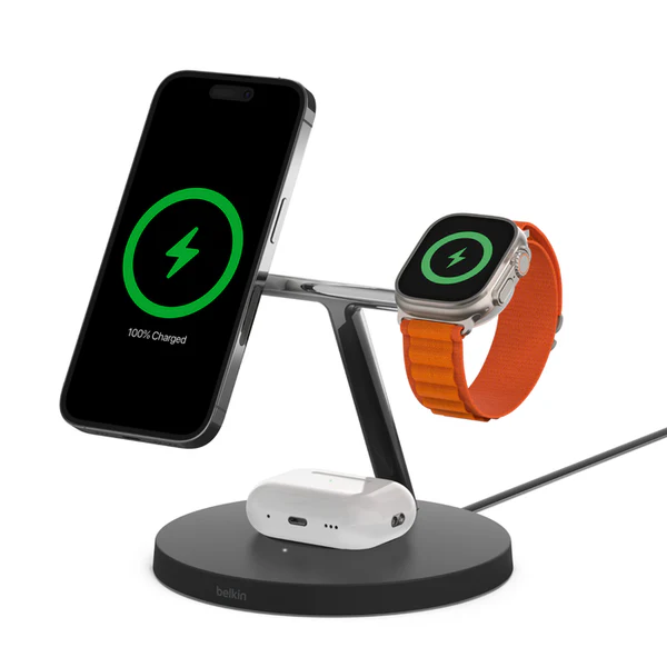 Premium 3-in-1 Fast Wireless Charger